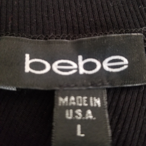 bebe deep-v pullover Size L - Picture 2 of 2